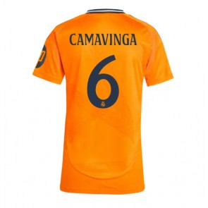 Real Madrid Eduardo Camavinga #6 Replika Udebanetrøje Dame 2024-25 Kortærmet